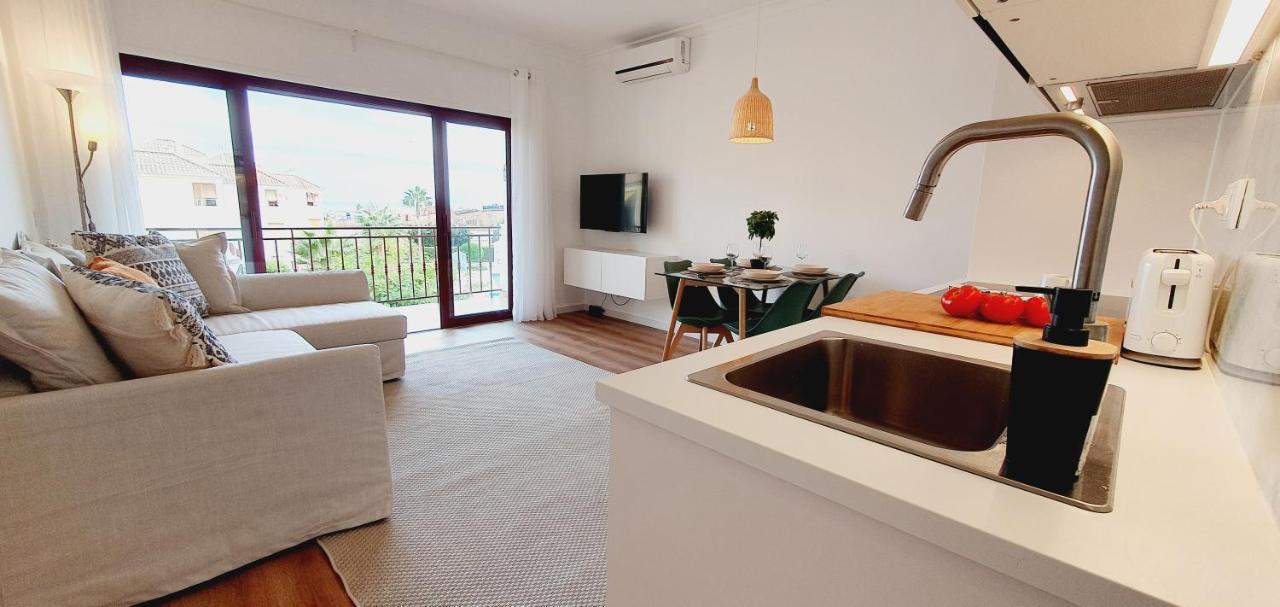 Lindo apartamento junto à Praia e Marina com Piscina Quarteira Esterno foto